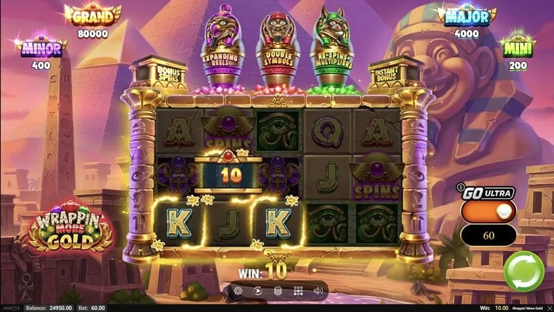 Wrappin' More Gold - ganancia en el juego base